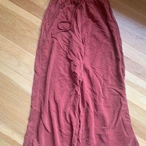 Flowy red/orange pants